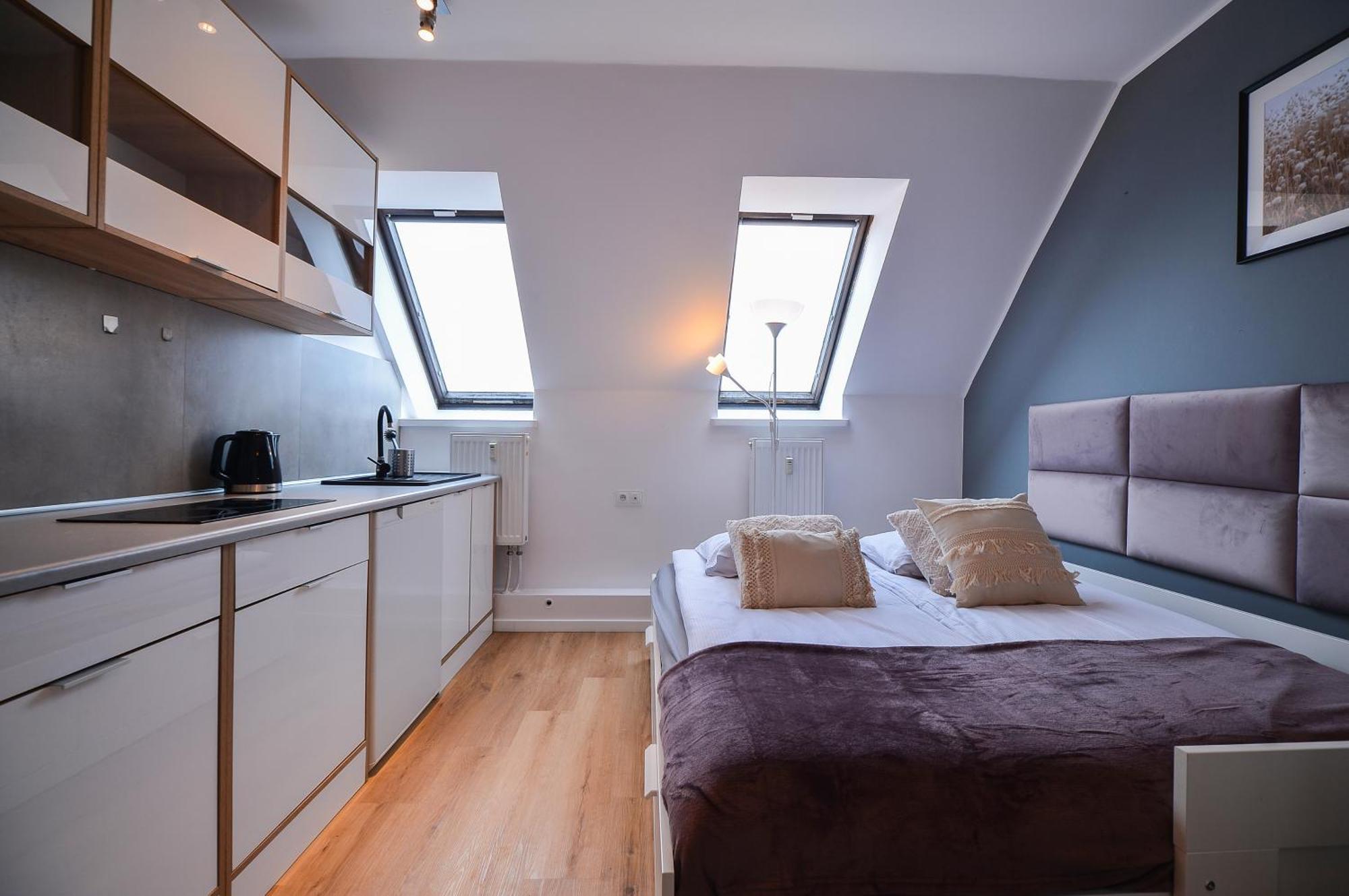 Citystay Brzezno Studio 3 Min Do Plazy Гданськ Екстер'єр фото